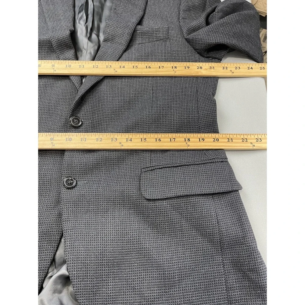 Peter‎ Millar Mens Blazer 40R Gray Tweed 100% Wool Evening 2 Button Sport Coat